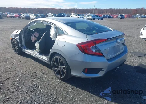 2020 Honda Civic Sport from USA, damaged, VIN 2HGFC2F86LH574338